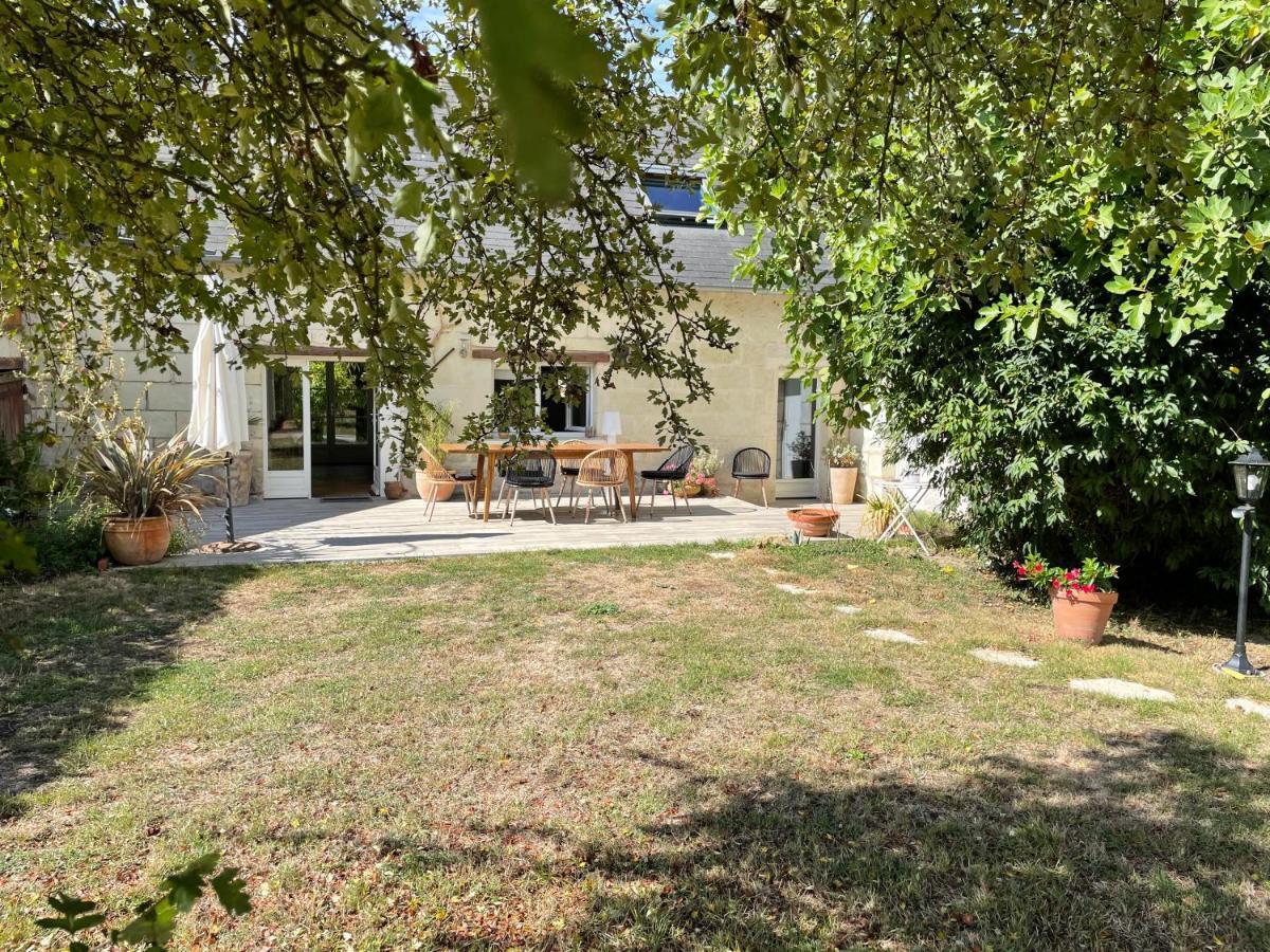 Chambres D Hotes Avec Piscine Et Spa La Foliere Saumur Villebernier Екстериор снимка