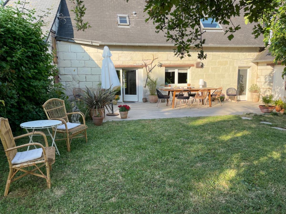 Chambres D Hotes Avec Piscine Et Spa La Foliere Saumur Villebernier Екстериор снимка