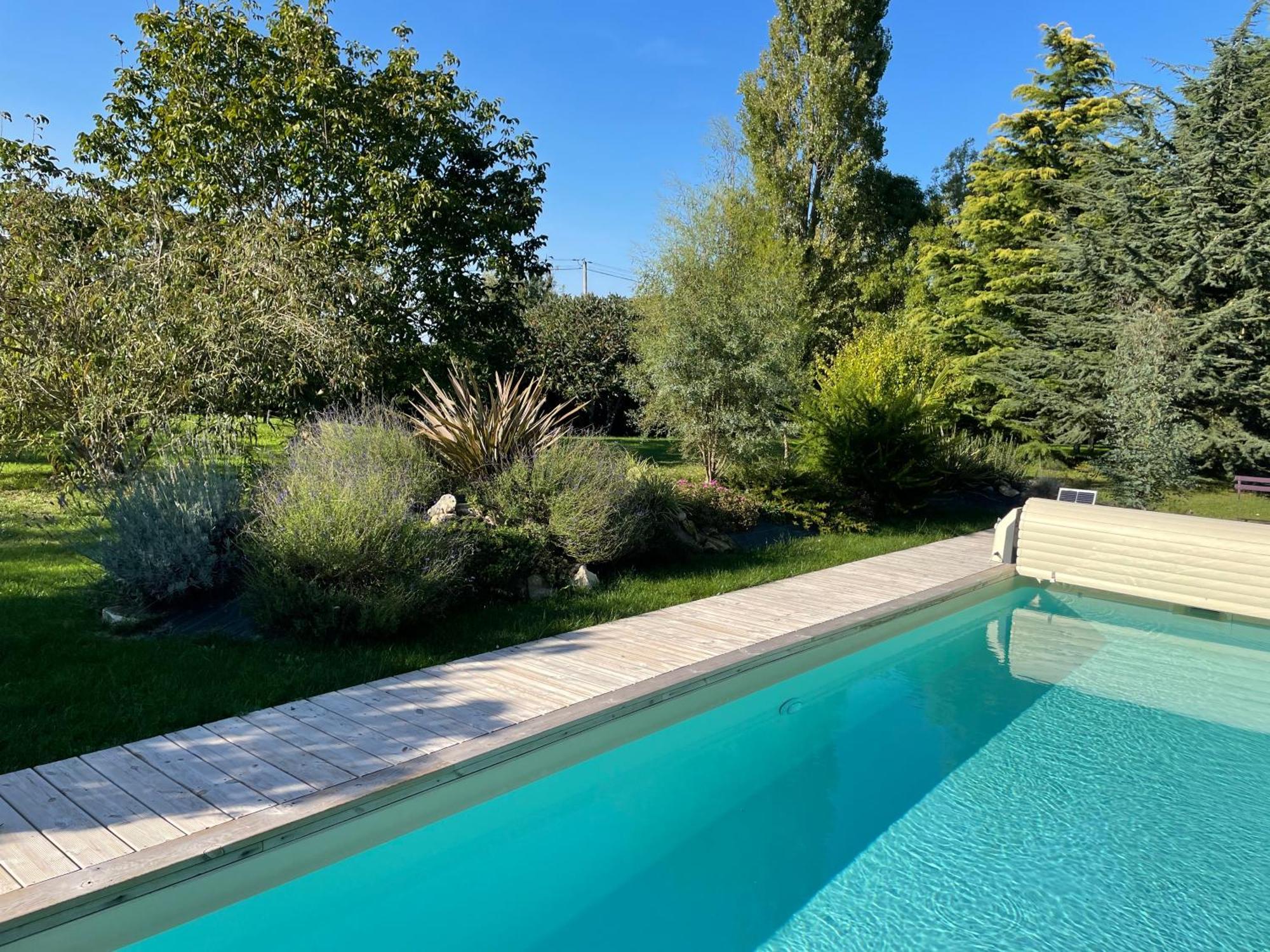 Chambres D Hotes Avec Piscine Et Spa La Foliere Saumur Villebernier Екстериор снимка