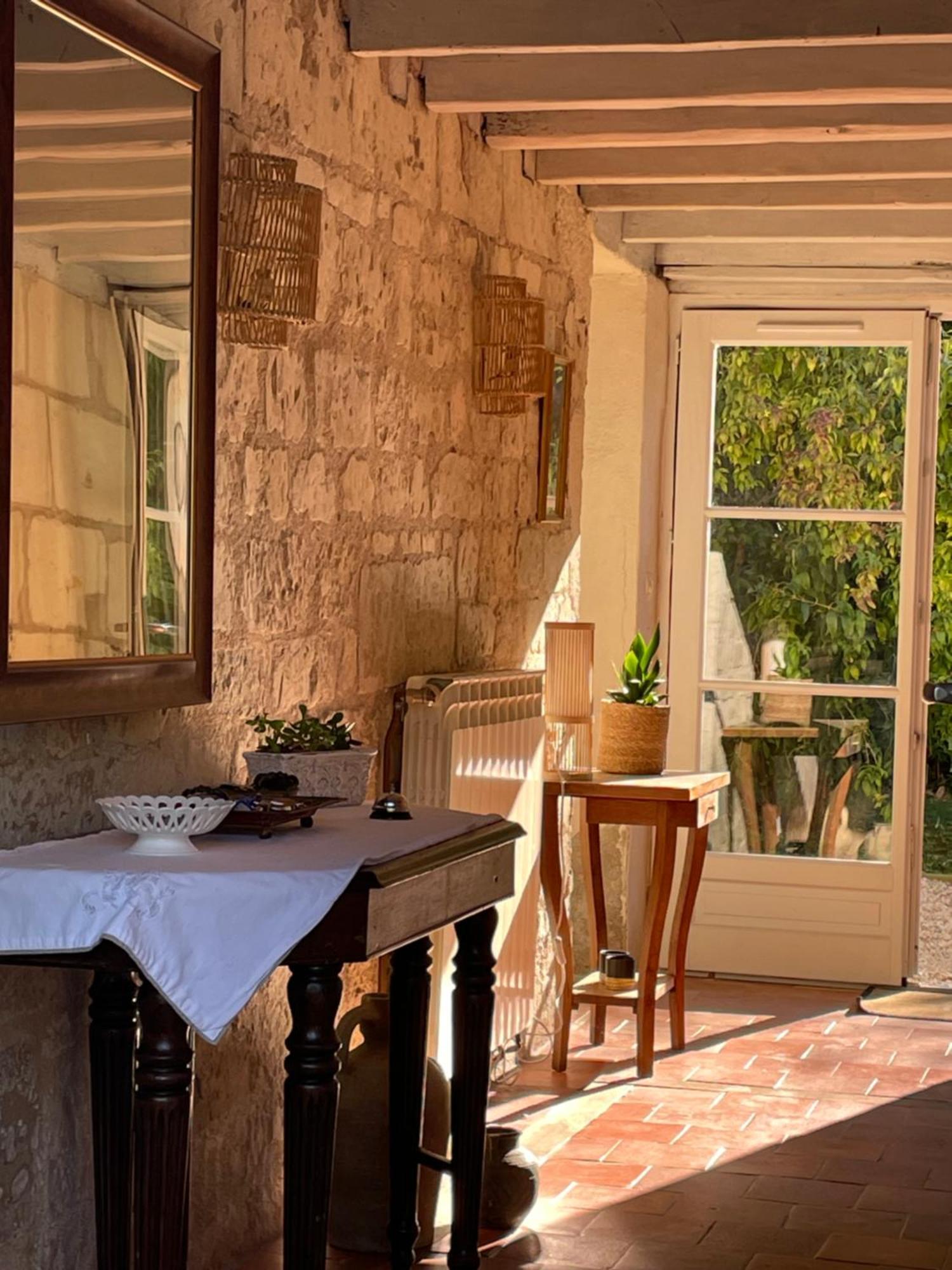 Chambres D Hotes Avec Piscine Et Spa La Foliere Saumur Villebernier Екстериор снимка